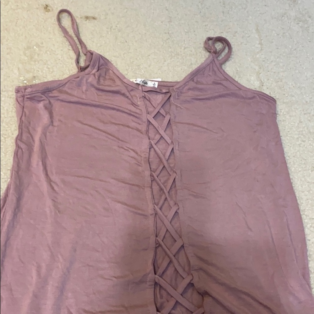 lattice tank top